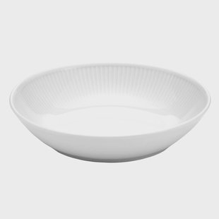 Pillivuyt Plissé pastakom doorsnee 20 cm Wit