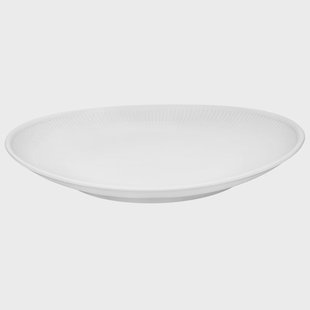 Pillivuyt Plissé steakbord ovaal Wit