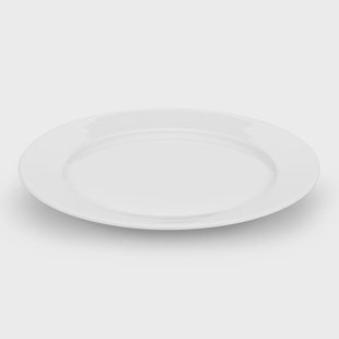 Pillivuyt Sancerre bord doorsnee 24 cm Wit