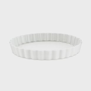 Pillivuyt Pillivuyt flan schaal rond wit Doorsnee 25 cm