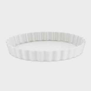 Pillivuyt Pillivuyt flan schaal rond wit Doorsnee 27,5 cm