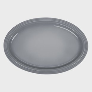 Le Creuset Le Creuset Signature grote serveerschaal 46 cm Mist gray