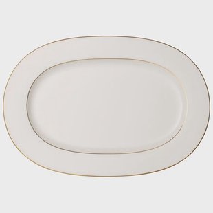 Villeroy & Boch Anmut Gold serveerschotel 41 cm Wit
