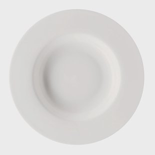 Rosenthal Jade Rim diep bord 23 cm Wit Rosenthal Jade Rim diep bord 23 cm Wit