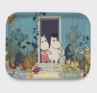 Opto Design Moomin Riviera Doorstep dienblad Blauw-multi