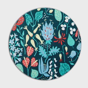 Opto Design Herbarium blauwe pannenonderzetter Ø 21 cm