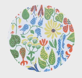 Opto Design Herbarium gele pannenonderzetter Ø 21 cm