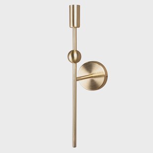 Globen Lighting Astrid muurlamp Geborsteld messing