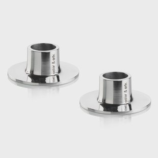 ester & erik ester & erik kaarsenhouder glanzend 2-pack Roestvrij staal