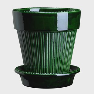 Bergs Potter Simona pot geglazuurd Ø14 cm Groen