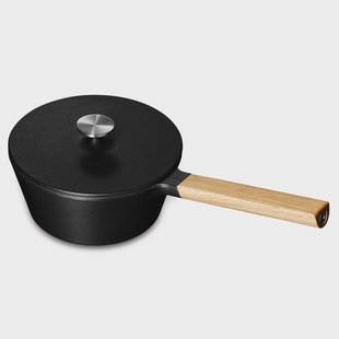 Morsø Morsø steelpan met deksel 1,7 l Zwart