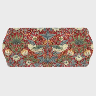 Pimpernel Strawberry Thief ontbijtdienblad Rood