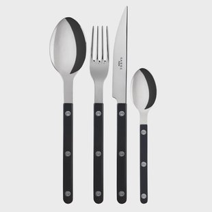 SABRE Paris Bistrot bestek shiny 24-delig Black SABRE Paris Bistrot bestek shiny 24-delig Black