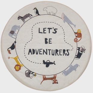 Bloomingville Bloomingville vloerkleed Ø130 cm Multi