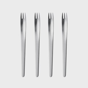 Georg Jensen Arne Jacobsen taartvorkje 4-pack