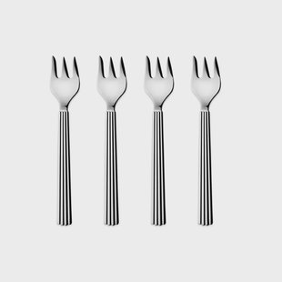 Georg Jensen Bernadotte taartvork 4-pack