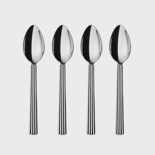 Georg Jensen Bernadotte theelepel groot 4-pack