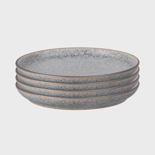 Denby Studio Grey bord 21 cm 4-pack Graniet