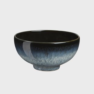 Denby Halo rijstkom 13 cm Blauw-grijs-zwart