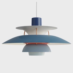 Louis Poulsen PH 5 hanglamp Blauw