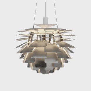 Louis Poulsen PH Artichoke hanglamp Ø60 cm Roestvrij staal