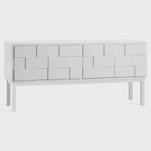 A2 Collect 2010 tv-meubel met poten Witte poten