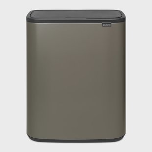 Brabantia Bo touch bin 2x30 L Platinum