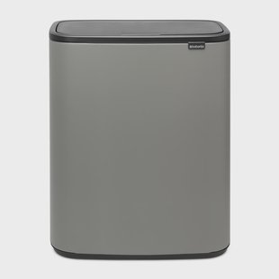 Brabantia Bo touch bin 2x30 L Mineral concrete grey