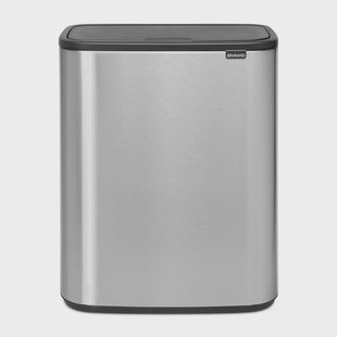 Brabantia Bo touch bin 2x30 L Mat-geborsteld staal