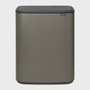 Brabantia Bo touch bin 60 L Platinum