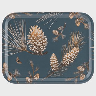 Åry Home Pine Cone dienblad 28x36 cm Thunder blue