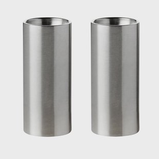 Stelton AJ cylinda-line zout- en peperset Roestvrij