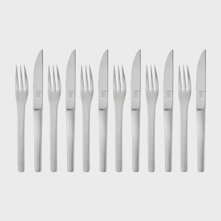 Zwilling Zwilling Melbourne grillbestek 12-delig Mat roestvrij staal