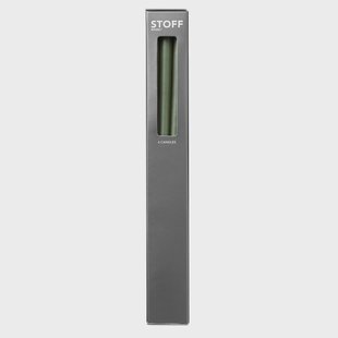 STOFF STOFF taps toelopende kaars by ester & erik 6-pack Dusty green