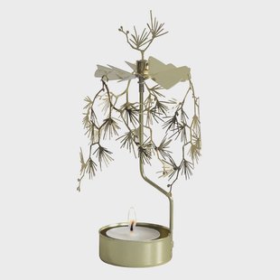 Pluto Design Tall draaiende waxinelichthouder Goud