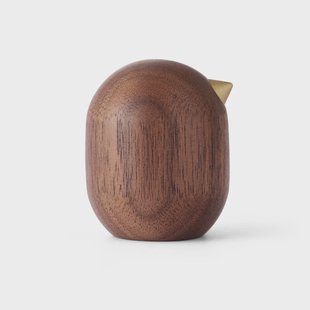 Normann Copenhagen Little Bird figuur walnoten 4,5 cm