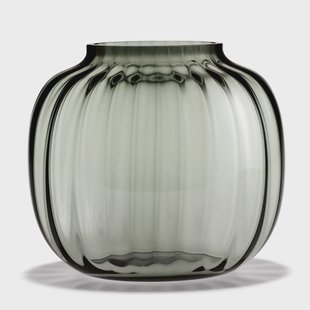 Holmegaard Primula vaas ovaal 17,5 cm Smoke