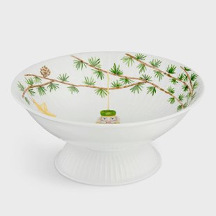 Kähler Hammershøi kerstschaal op voet Ø23 cm Wit