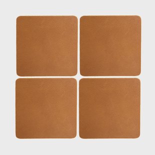Xapron Cuba glasonderzetters 4-pack Camel Xapron Cuba glasonderzetters 4-pack Camel