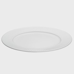 Pillivuyt Plissé bord Ø 24 cm Wit