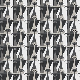 Arvidssons Textil Kitty stof Grijs