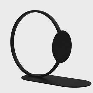 Cooee Design Book Ring boekensteun 15 cm Zwart