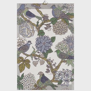 Ekelund Linneväveri Fåglabo keukenhanddoek 40x60 cm Multi