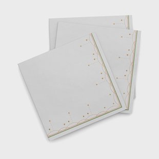 Wik & Walsøe Julemorgen servet 33x33 cm 20-pack Guirlandes