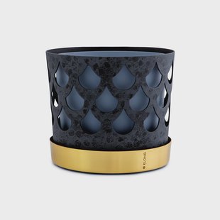 KLONG Trio bloempot drop, middel Ø18 cm Blauw