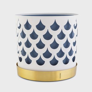 KLONG Trio bloempot drop, groot Ø28 cm Wit