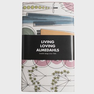 Almedahls Picknick tafelkleed 145x220 cm Blauw-roze