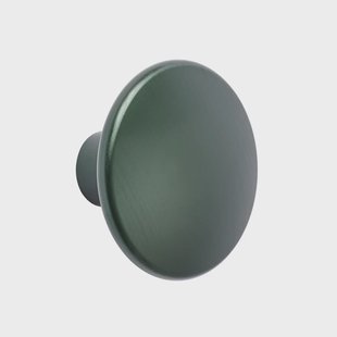 Muuto The Dots kledinghaak metaal 5 cm Dark green