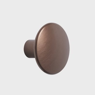 Muuto The Dots kledinghaak metaal 3,9 cm Umber