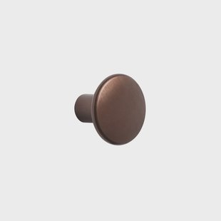 Muuto The Dots kledinghaak metaal 2,7 cm Umber